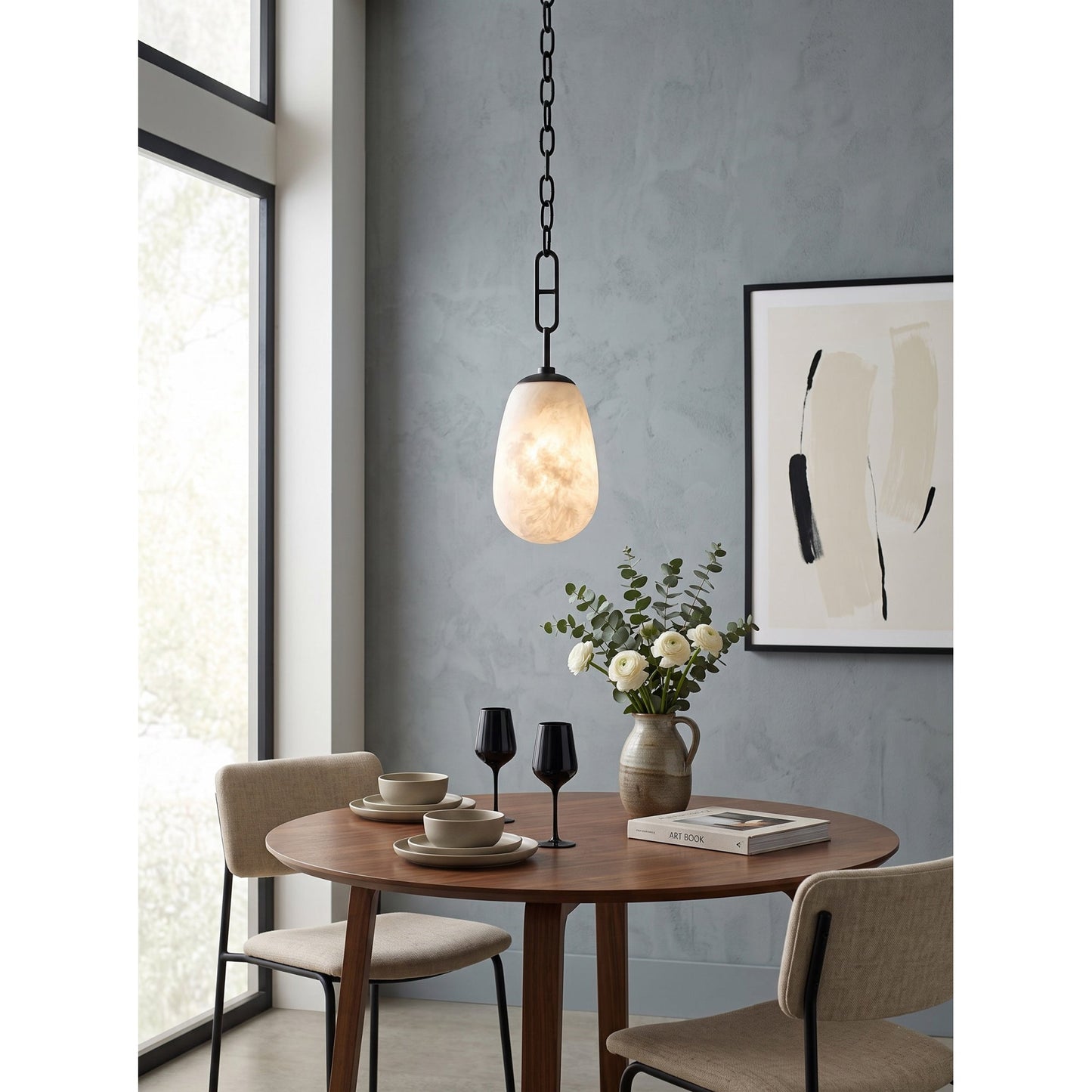 Sera Alabaster Pendant Lamp
