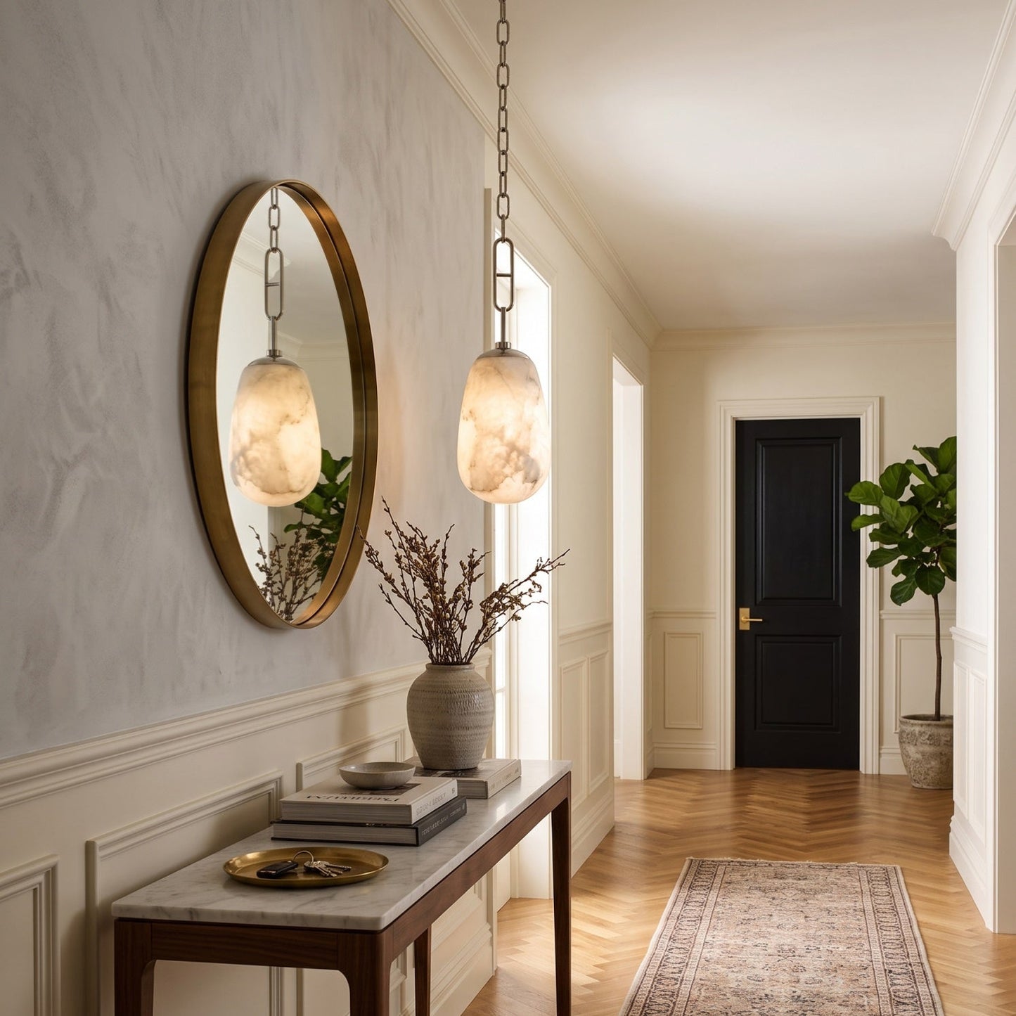 Sera Alabaster Pendant Lamp