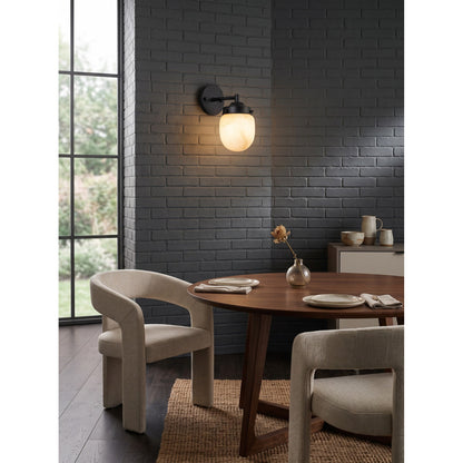 Bullet-shaped Alabaster Wall Sconce