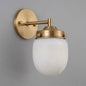 Bullet-shaped Alabaster Wall Sconce