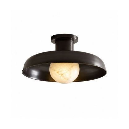 Dora Alabaster Semi-Flush Mount