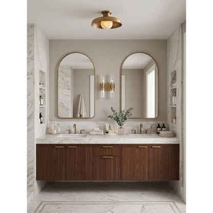 Dora Alabaster Semi-Flush Mount