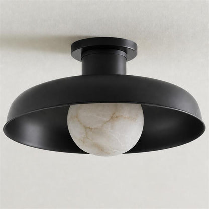Dora Alabaster Semi-Flush Mount