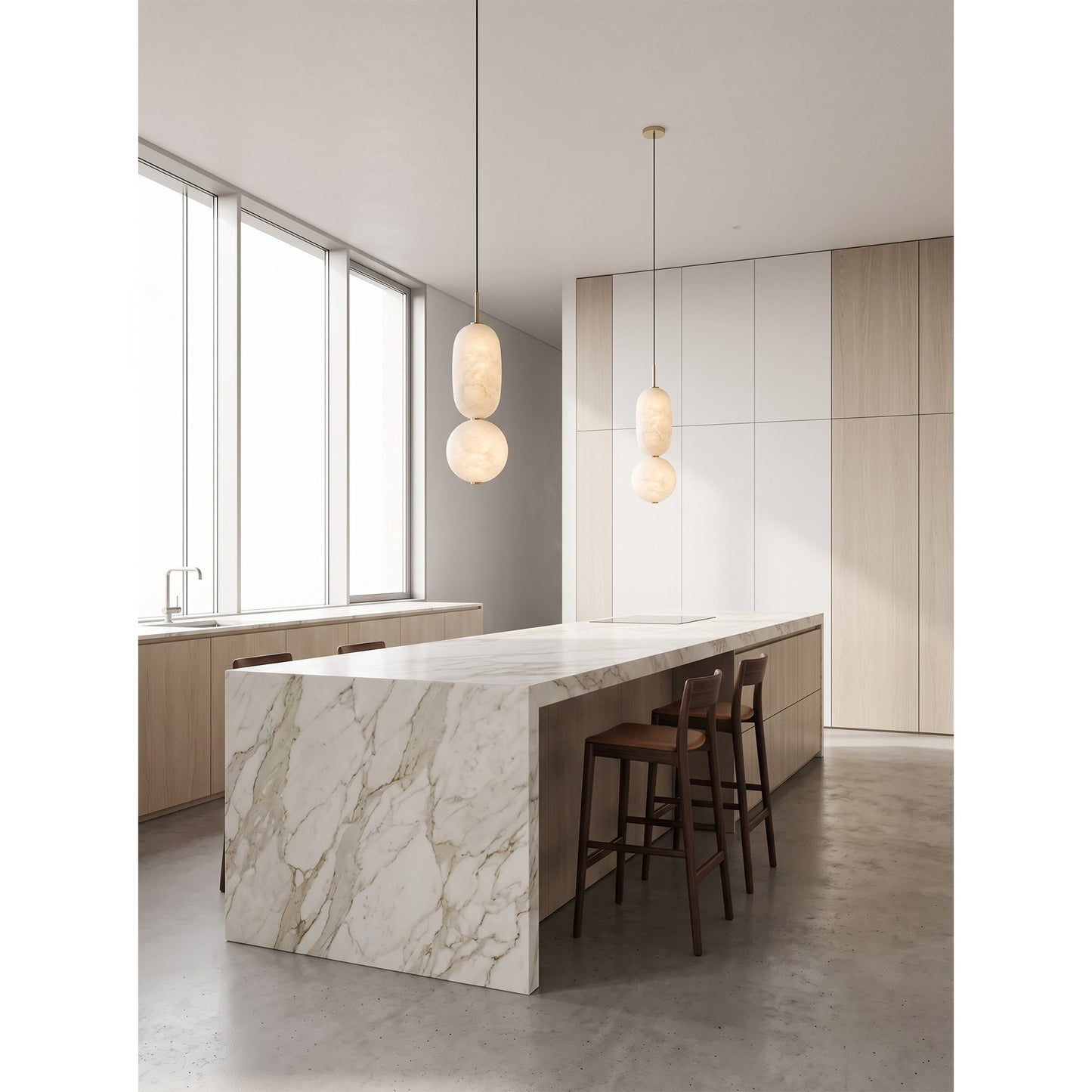 Cadaques Alabaster Pendant Lamp
