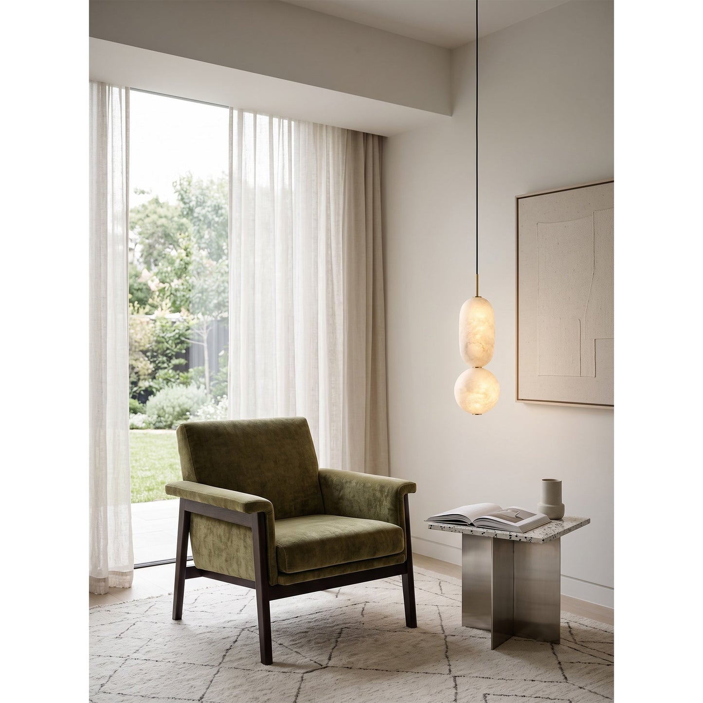 Cadaques Alabaster Pendant Lamp