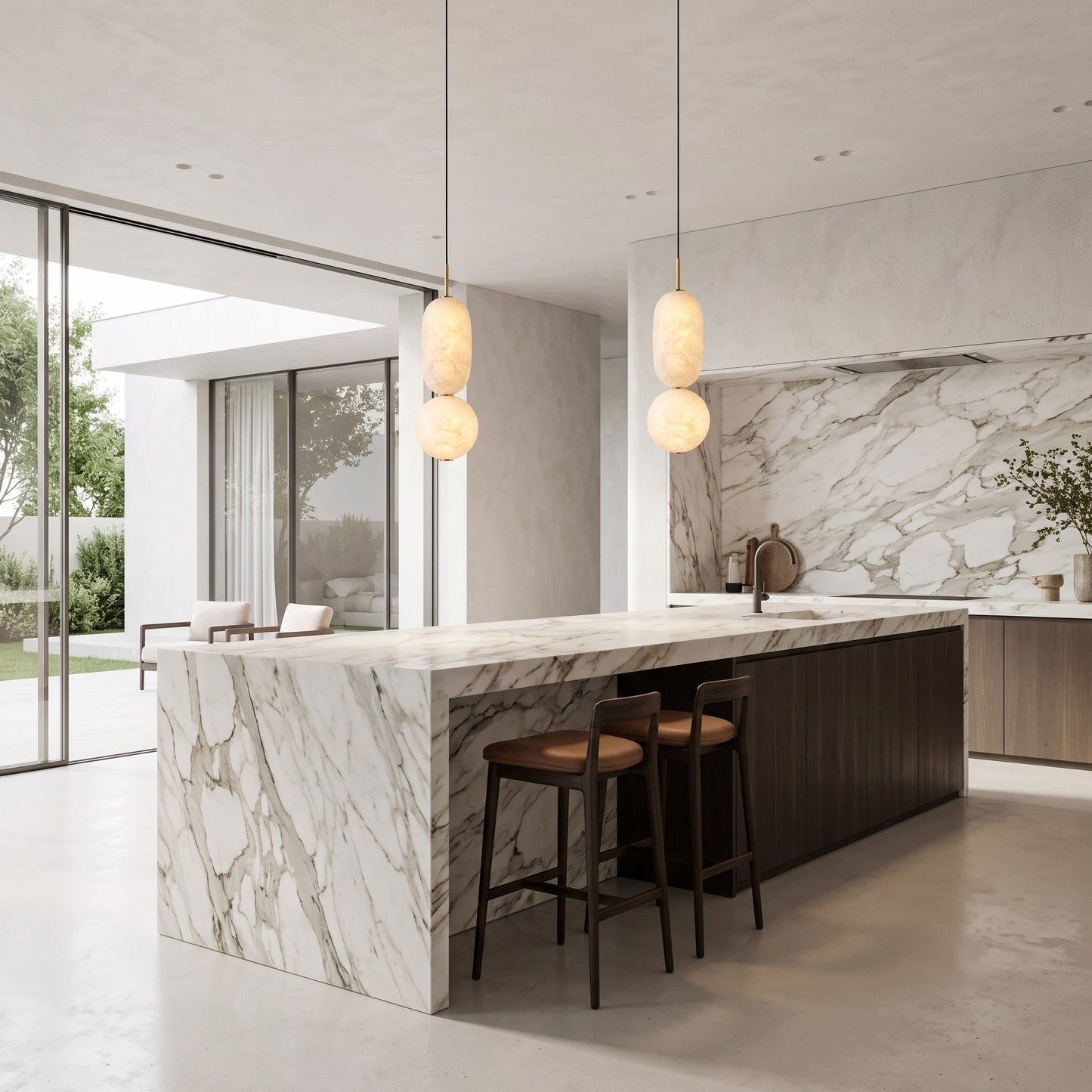 Cadaques Alabaster Pendant Lamp