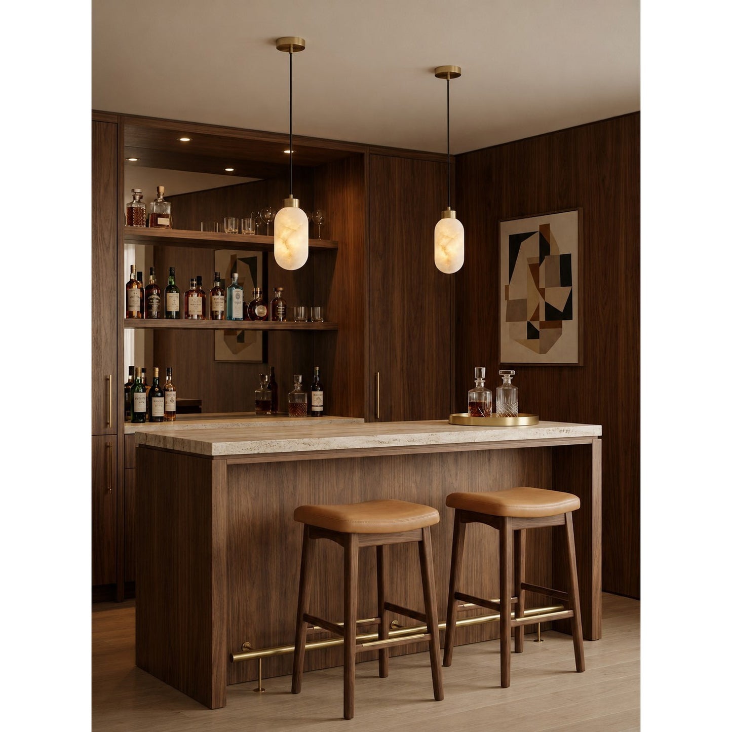 Veson Alabaster Pendant Lamp