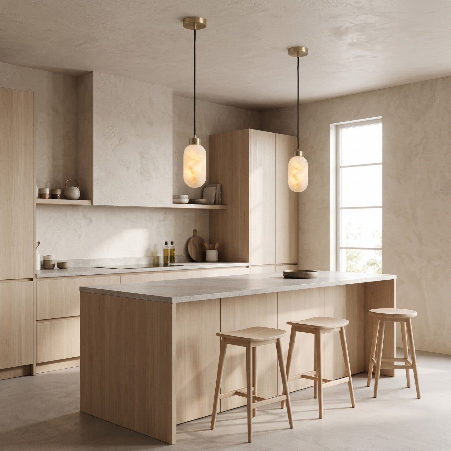 Veson Alabaster Pendant Lamp