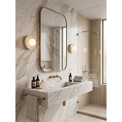 Zelan Travertine Wall Sconce