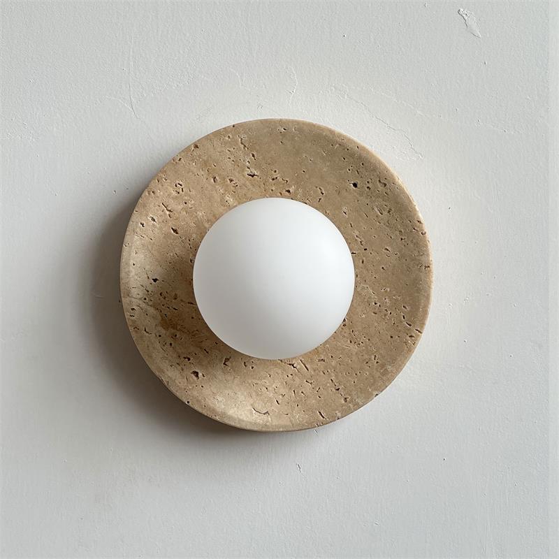 Zelan Travertine Wall Sconce