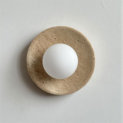 Zelan Travertine Wall Sconce