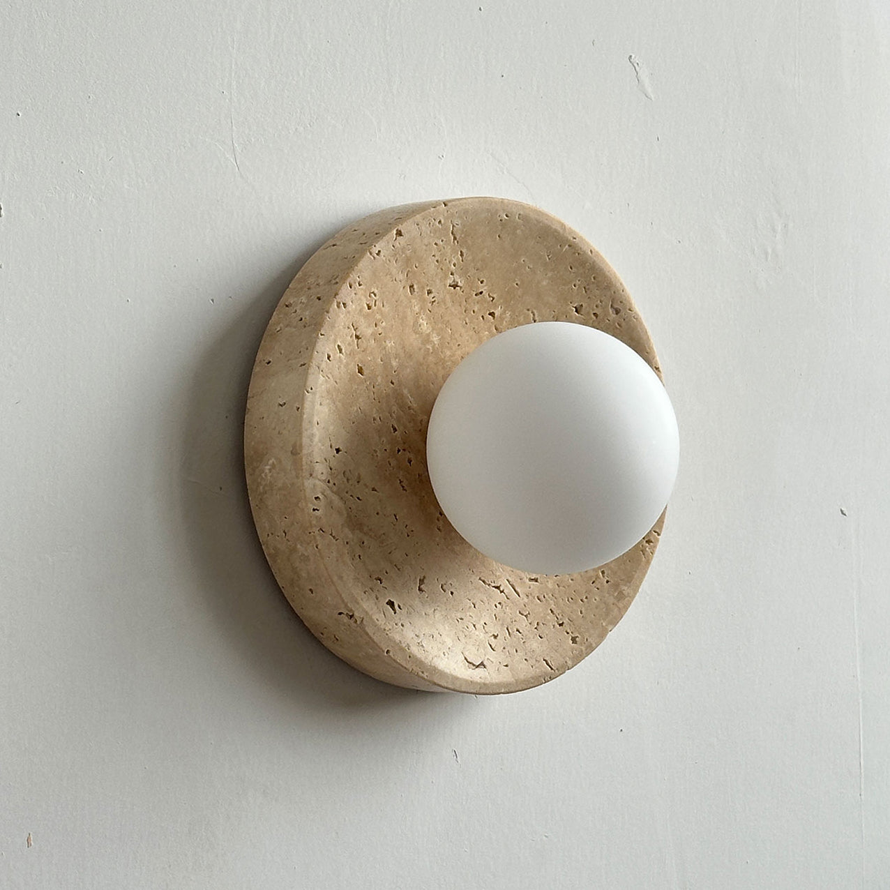 Zelan Travertine Wall Sconce