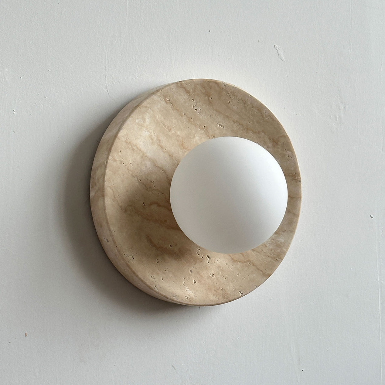 Zelan Travertine Wall Sconce