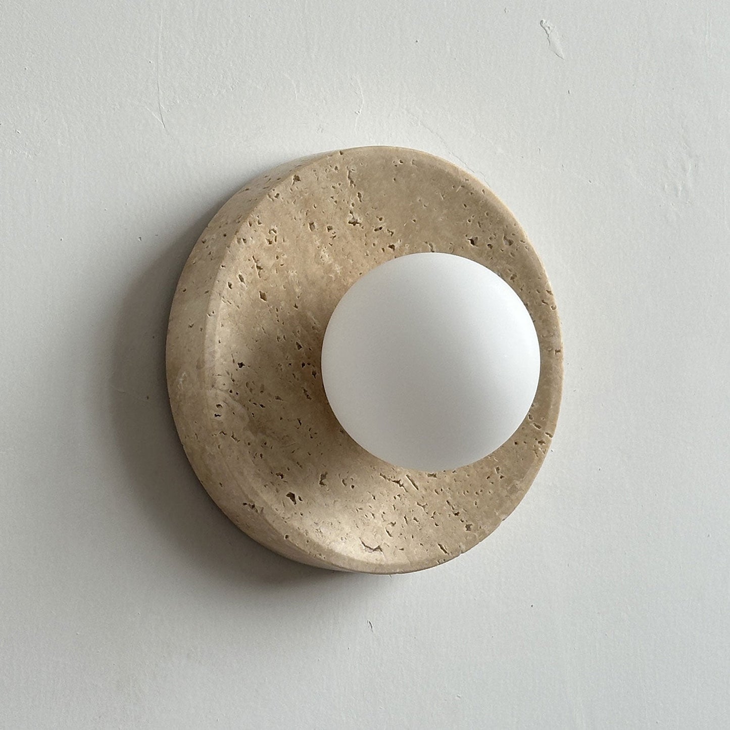 Zelan Travertine Wall Sconce