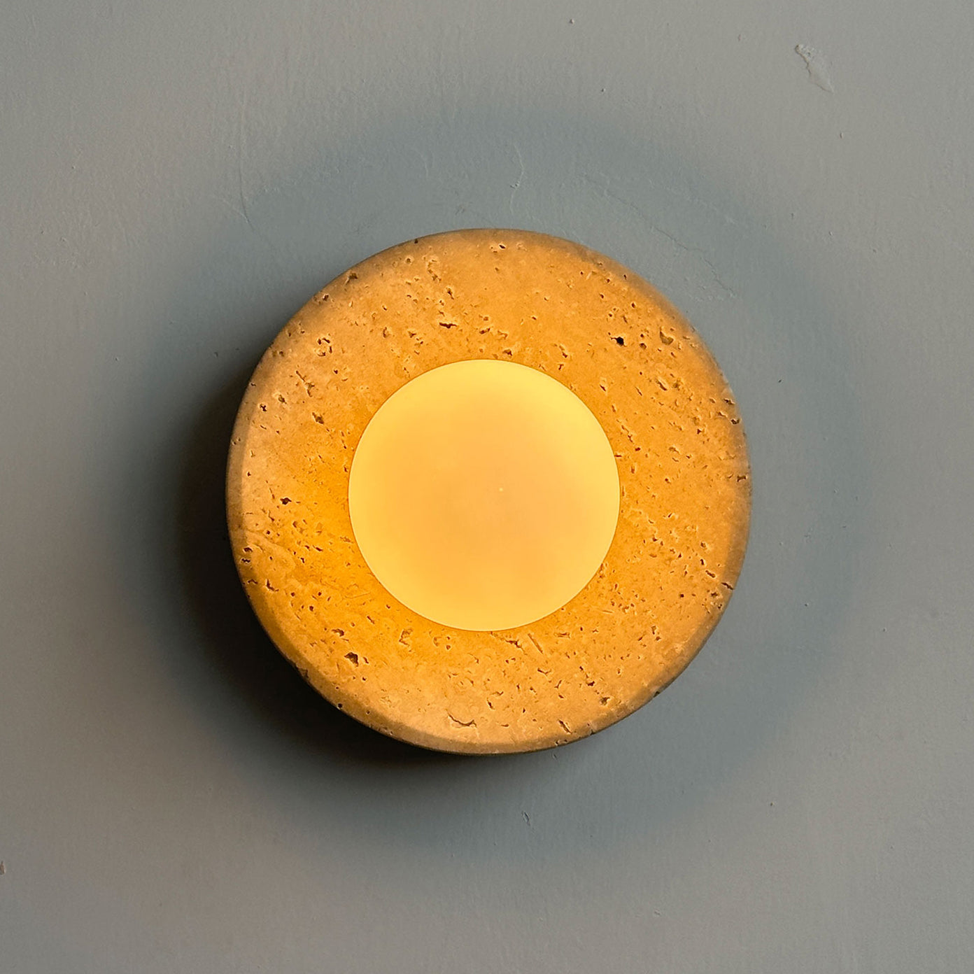 Zelan Travertine Wall Sconce