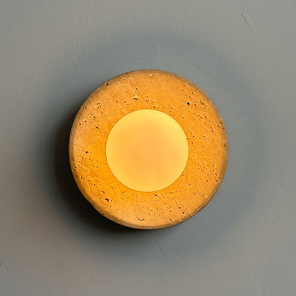 Zelan Travertine Wall Sconce