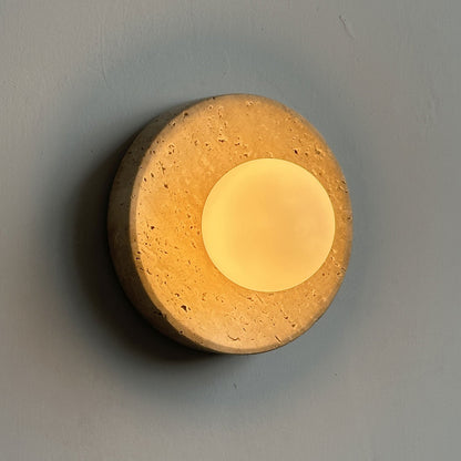 Zelan Travertine Wall Sconce