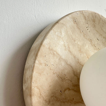 Zelan Travertine Wall Sconce