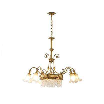 Camille Fringed Chandelier