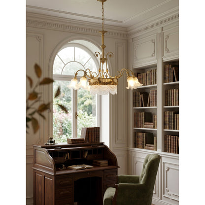Camille Fringed Chandelier