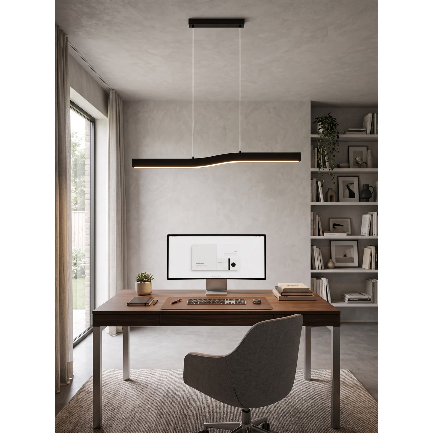 Solia Brass Linear Chandelier