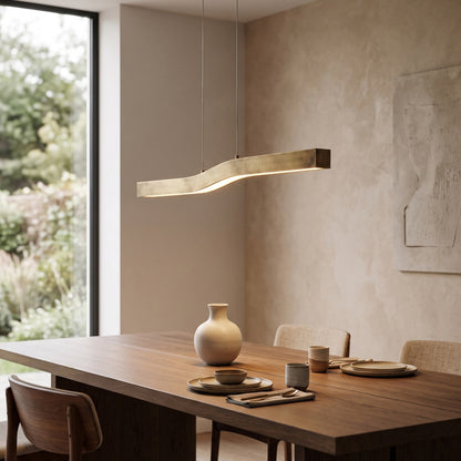 Solia Brass Linear Chandelier