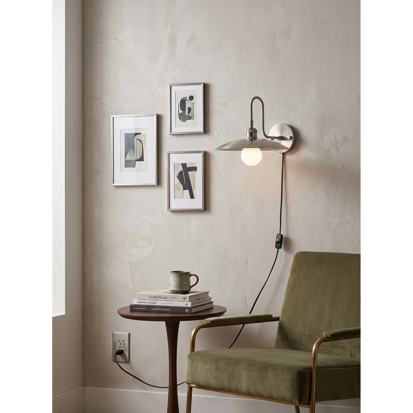 Coren Plug-in Wall Sconce