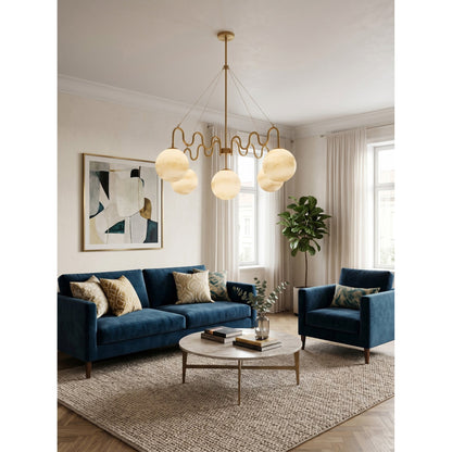 Cecil Balanced Glass Chandelier