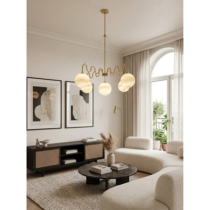 Cecil Balanced Glass Chandelier