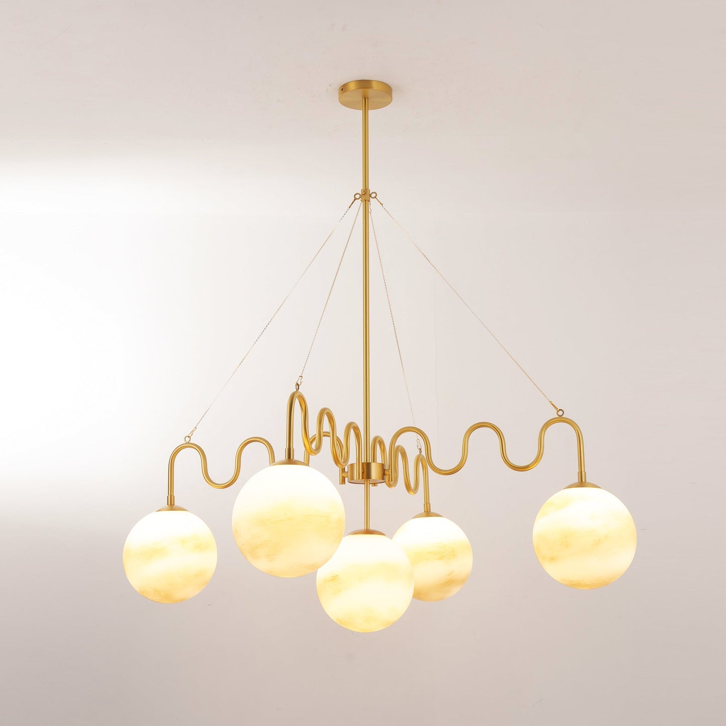 Cecil Balanced Glass Chandelier