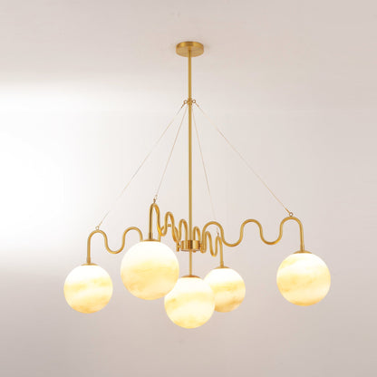 Cecil Balanced Glass Chandelier