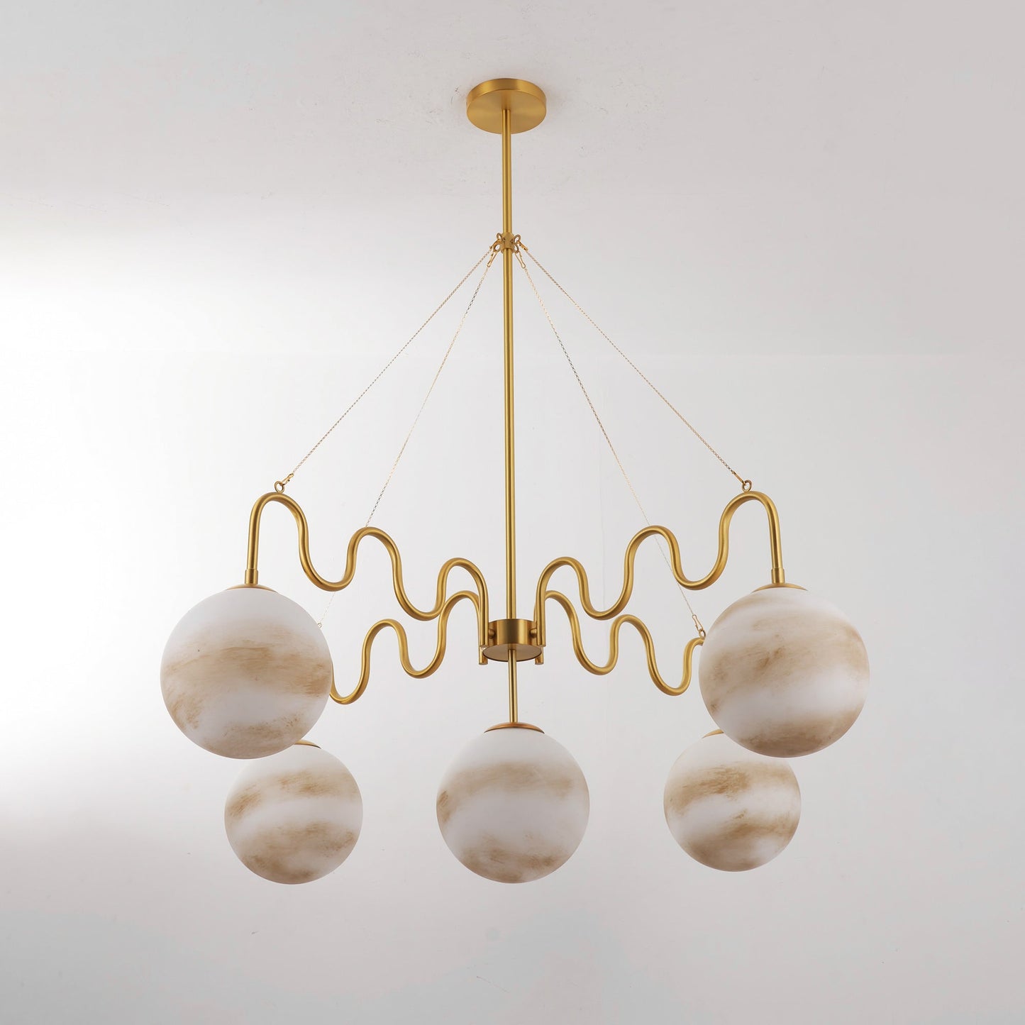 Cecil Balanced Glass Chandelier