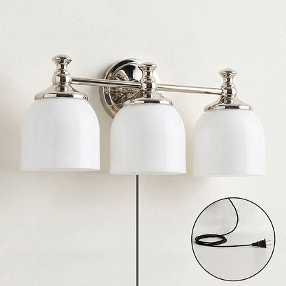 Chart Glass Plug-in Wall Sconce