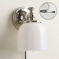 Chart Glass Plug-in Wall Sconce