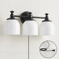 Chart Glass Plug-in Wall Sconce