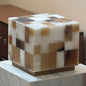 Checkerboard Alabaster Table Lamp