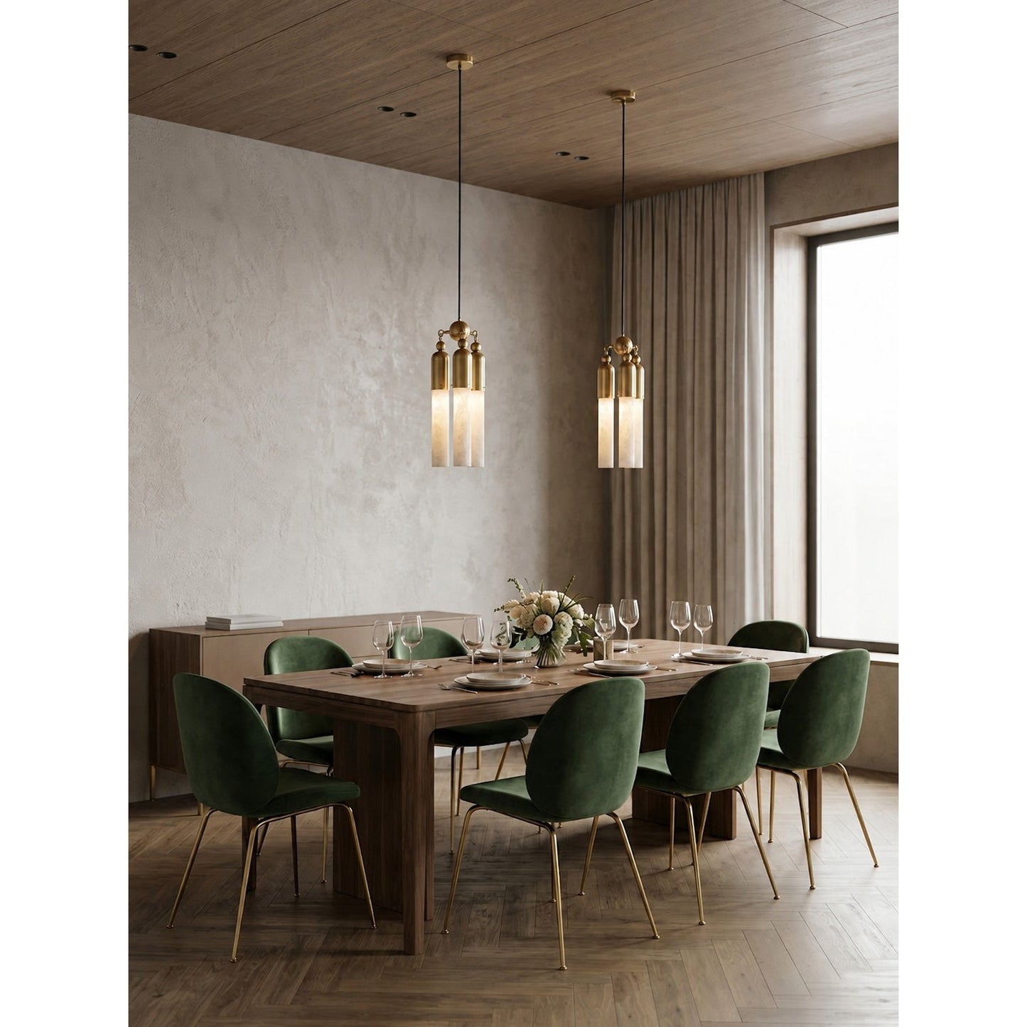 Kiron Alabaster Pendant Lamp