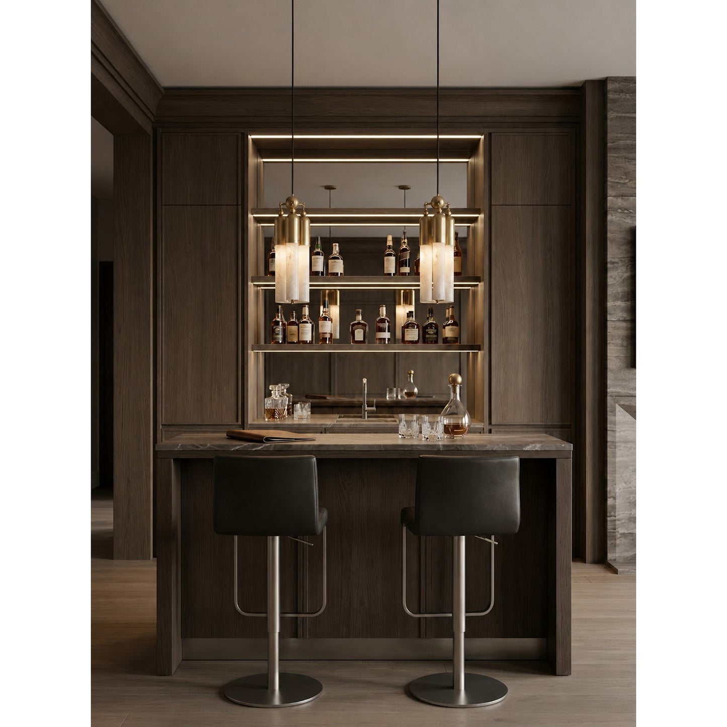 Kiron Alabaster Pendant Lamp