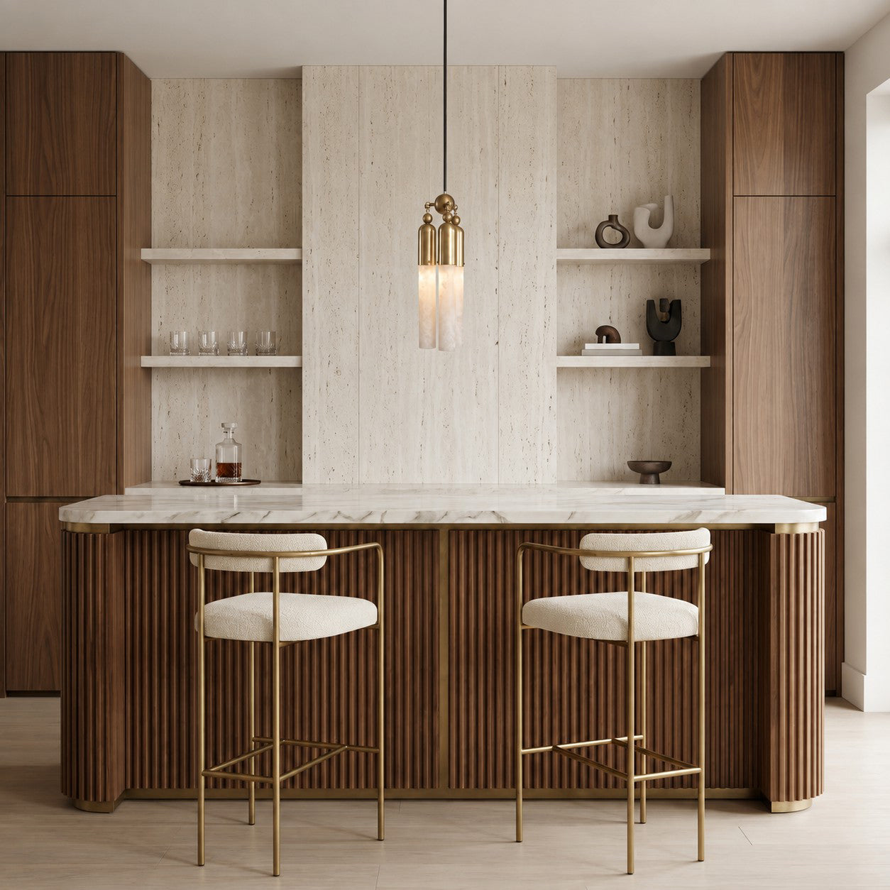 Kiron Alabaster Pendant Lamp