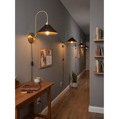 Corara Plug-in Wall Sconce