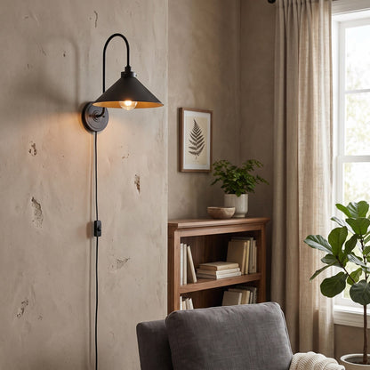 Corara Plug-in Wall Sconce