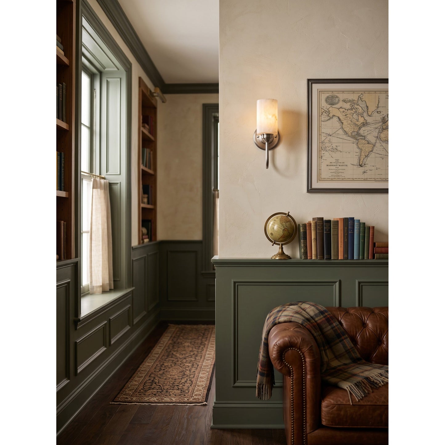 Molde Alabaster Wall Sconce