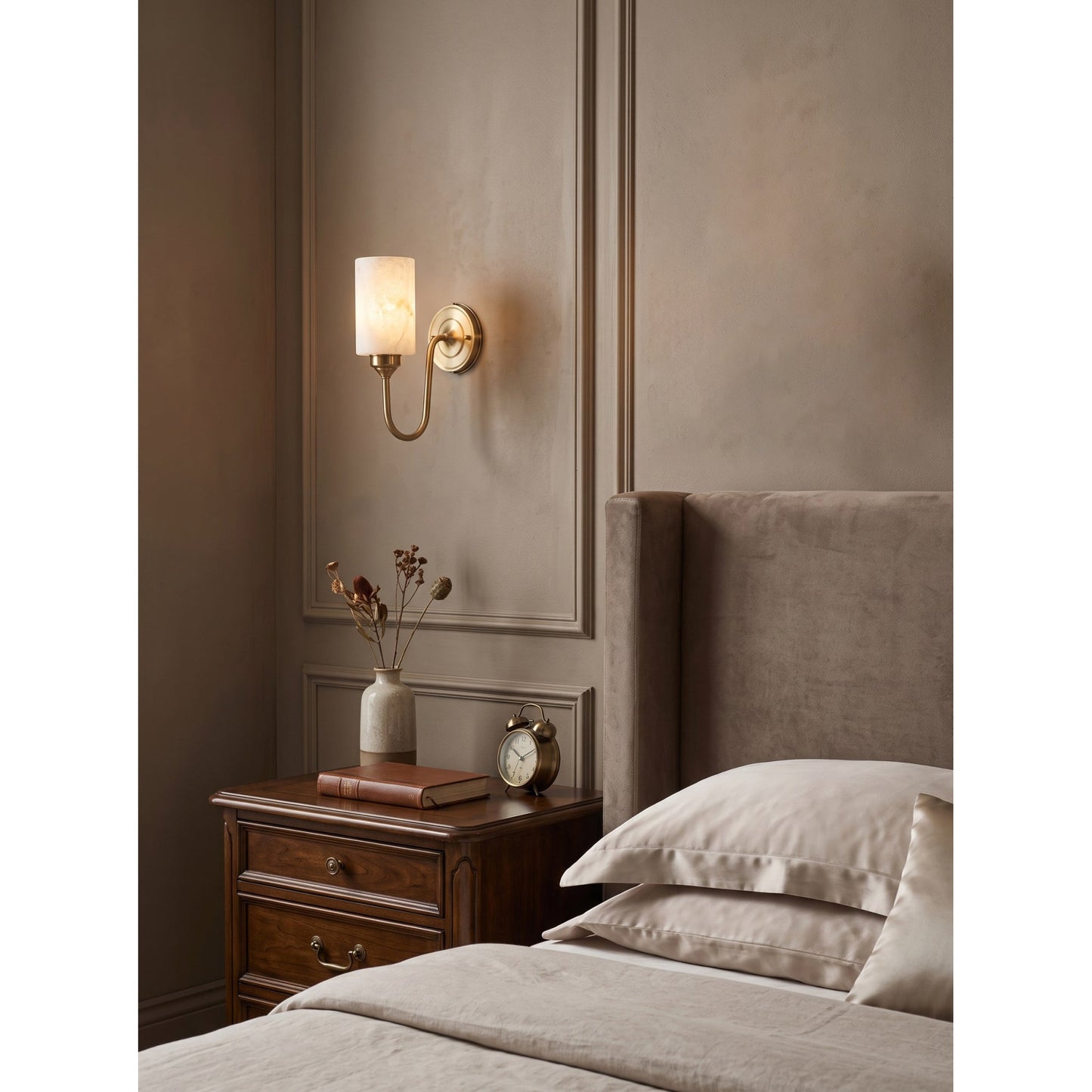 Molde Alabaster Wall Sconce