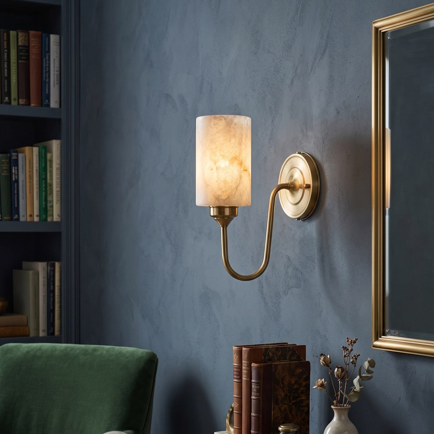 Molde Alabaster Wall Sconce