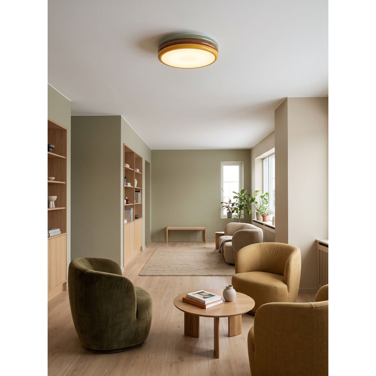 Belyn Stack Flush Mount