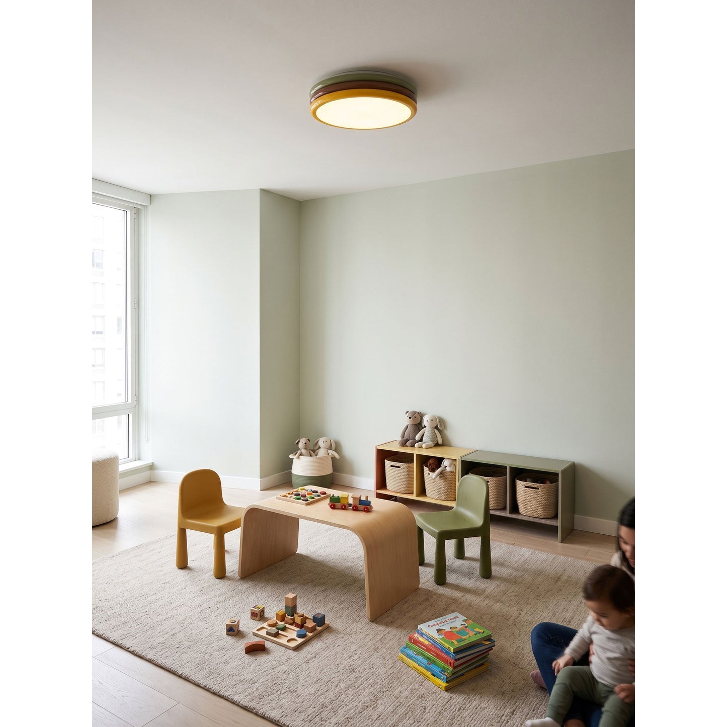 Belyn Stack Flush Mount