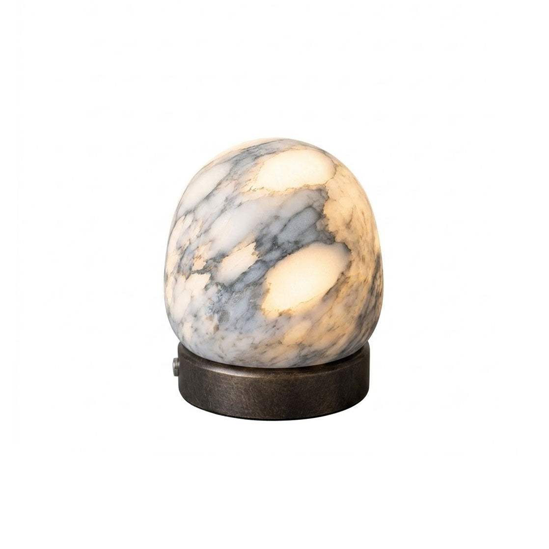 Deventer Glow Alabaster Table Lamp (Built-in Battery)
