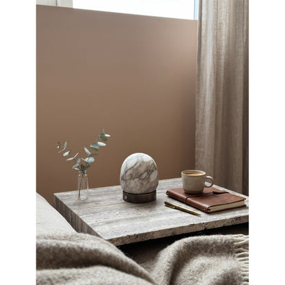 Deventer Glow Alabaster Table Lamp (Built-in Battery)