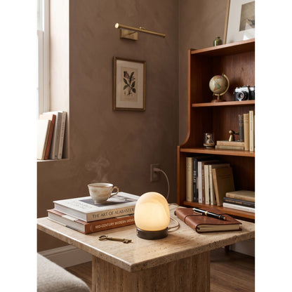 Deventer Glow Alabaster Table Lamp (Built-in Battery)
