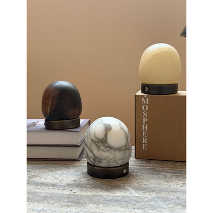 Deventer Glow Alabaster Table Lamp (Built-in Battery)